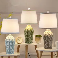 Modern Ceramic LED Table Lamps Bedroom Bedside Lamp Nordic Vanity Light Desk Lamp Living Room Table Lights Home Decor Fixtures