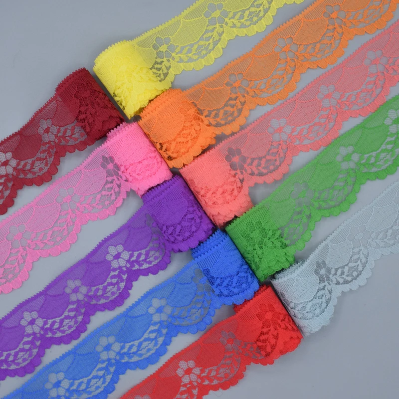 Новинка 2018/красивая кружевная вышивка/10 ярдов в длину/40 мм ширину аксессуары для