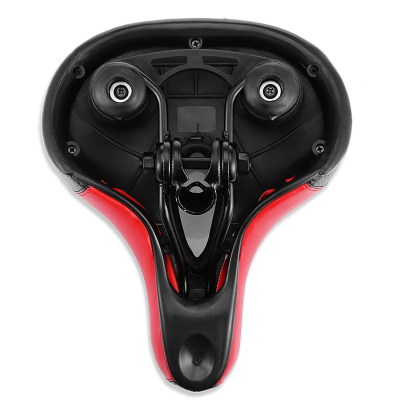 Горный велосипед седло Велоспорт большой широкий сиденье красный и черный