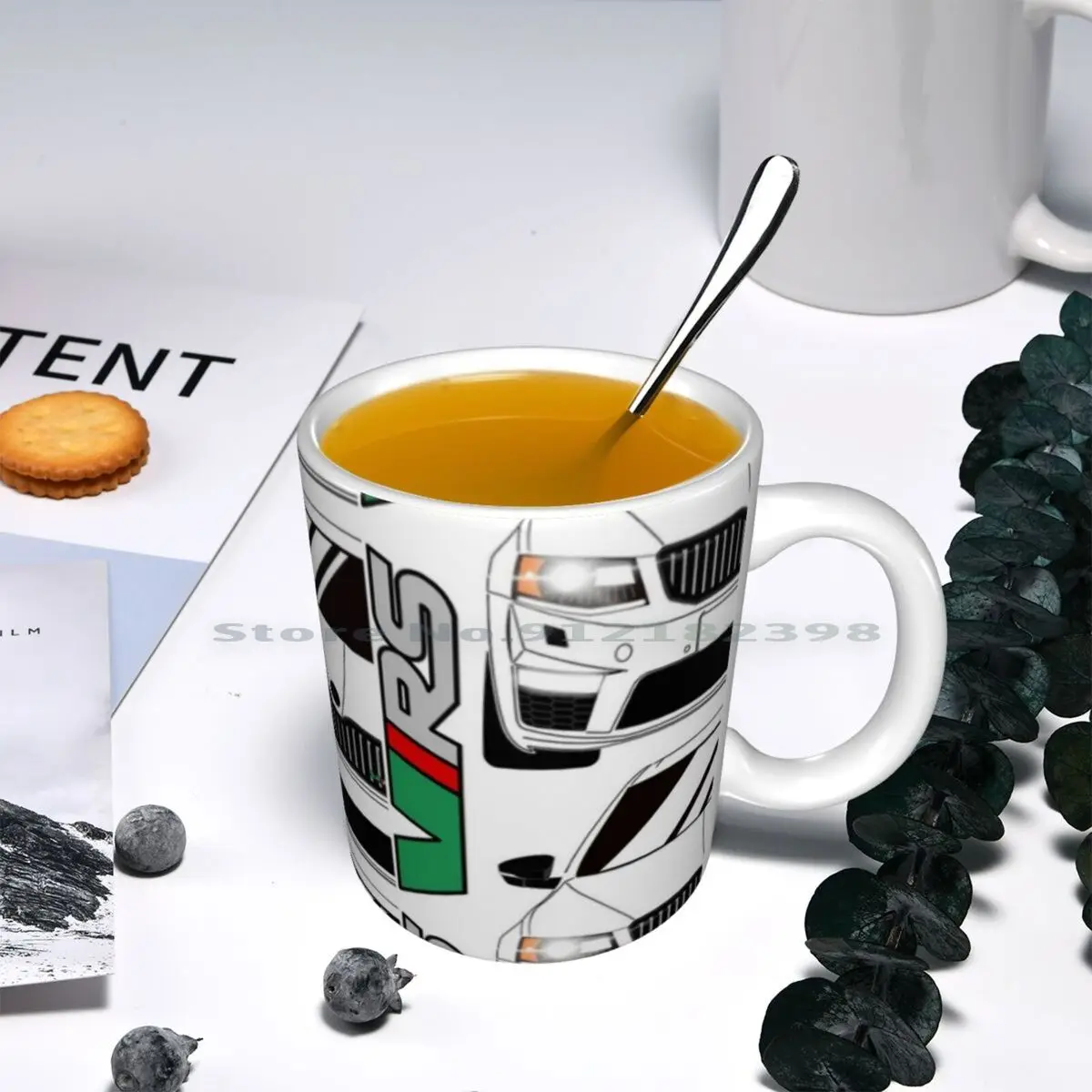 Octavia Vrs Ceramic Mugs Coffee Cups Milk Tea Mug Skoda Octavia Vrs Creative Trending Vintage Gift Bottle Cup images - 6