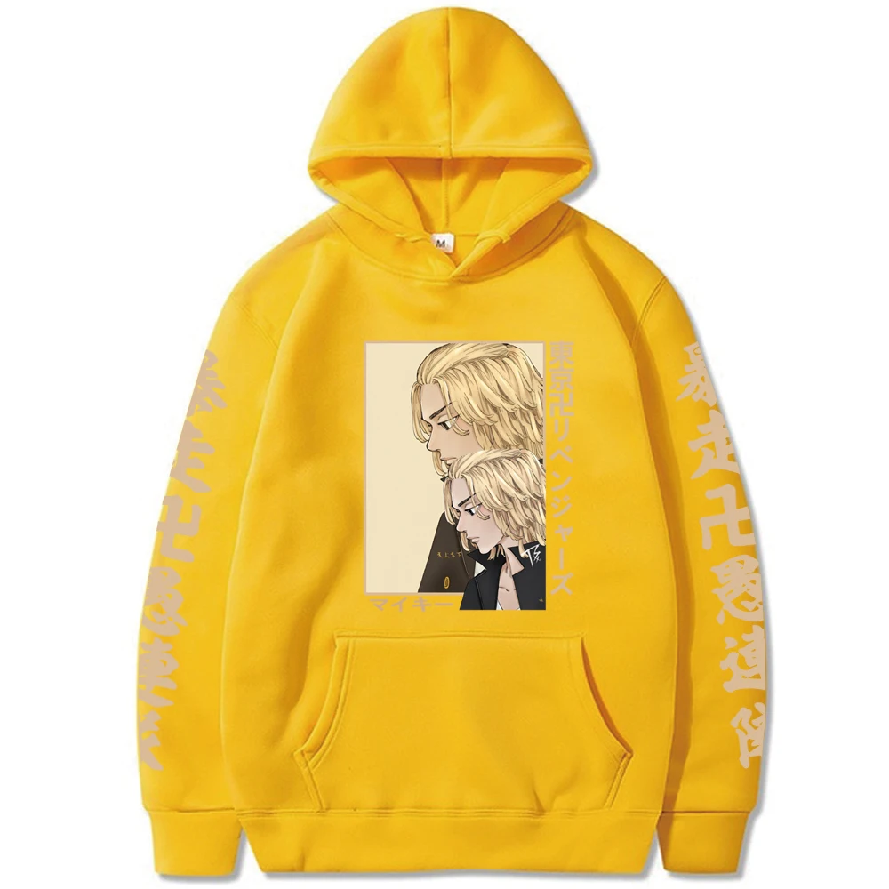 

Women Autumn Warm Hoodies Anime Tokyo Revengers Mikey Graphic Print Sweatshirt Pullover Men Casual High Street Outwear For Fans