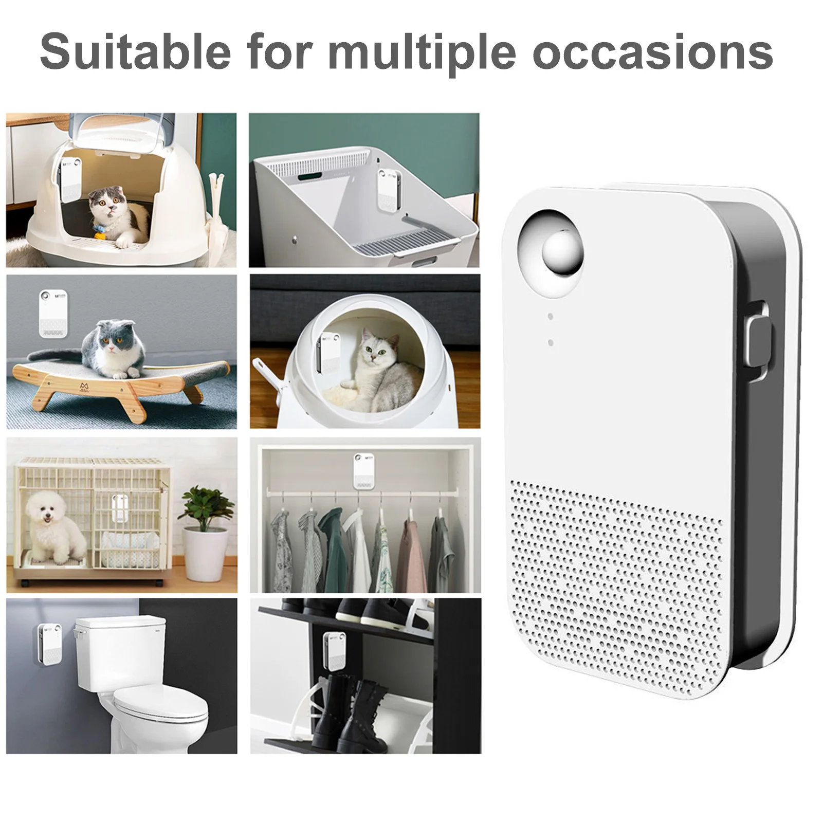 

Cat Litter Box Air Purifier Ozone Generator Pet Odor Eliminator Sterilization Deodorizer For Cat Dog appealing