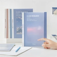 natural research institute plastic binding notebook pp package student workbook horizontal notepad hand ledger journal notebook