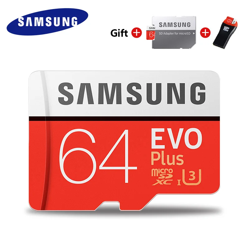 64 ГБ SAMSUNG оригинальная TF Microsd карта памяти MicroSD EVO Micro SD карта 32 Гб 64 Гб 128 Гб карта памяти TF флэш-диск - Емкость: 64 ГБ