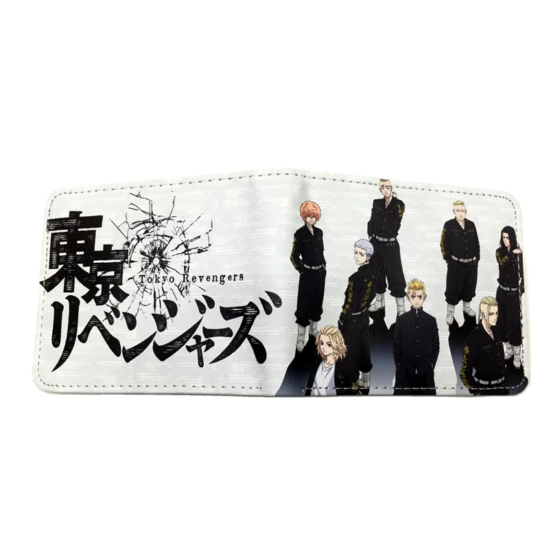 Кошелек с рисунком японского аниме Токио Мстители короткий кошелек карманом для