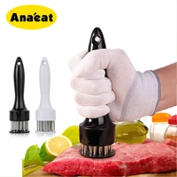 anaeat 1pc meat tenderizer needle with stainless steel needle masher cooking tool