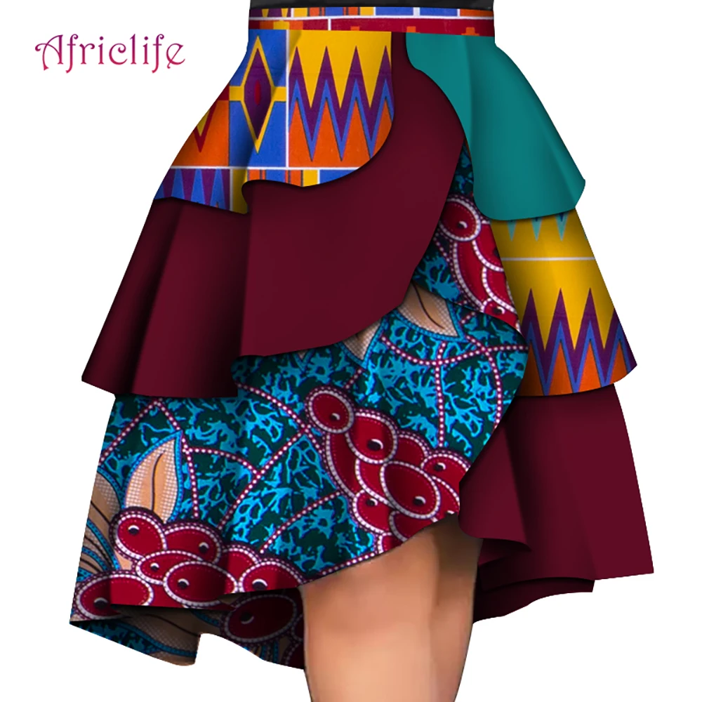 Новый дизайн мини юбка платья с Африканским принтом женское сексуальное