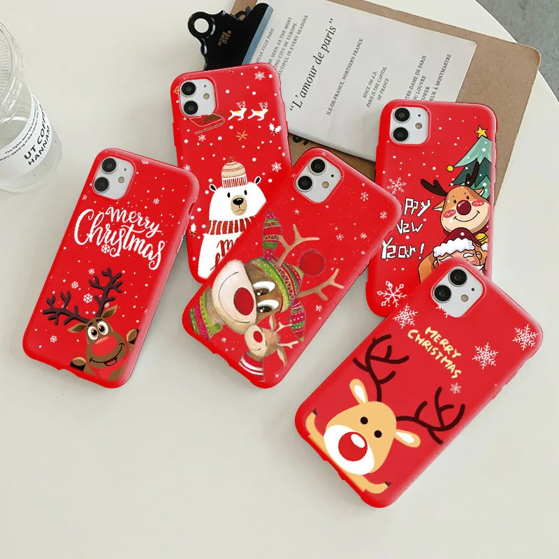 Рождественские и новогодние подарки для Huawei P30 Lite P20 P40 Pro P Smart Z 2020 2021 Y9 Y7 Y6 2019 Honor 10i