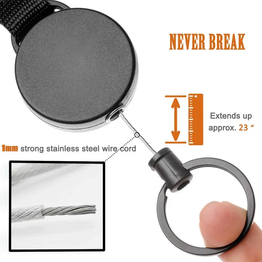 Новинка многофункциональный выдвижной брелок для ключей держатель цепочки со