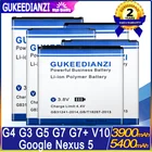 Аккумулятор для LG G4 G3 G5 V10 Google Nexus 5 BL-53YH BL-51YF BL-42D1F G7 ThinQ G7 + G710, реальная батарея большой емкости
