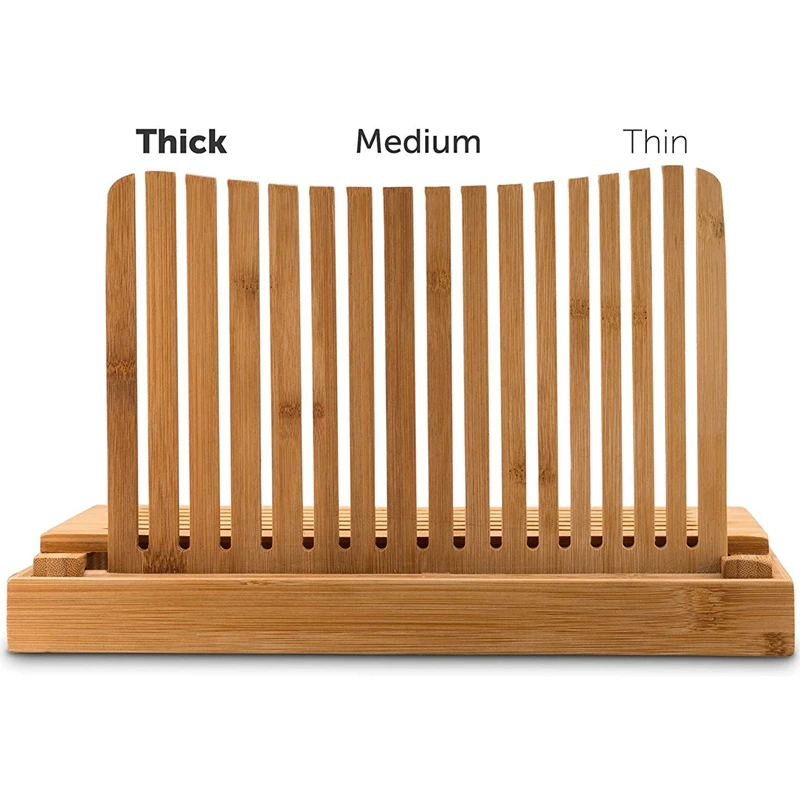 Бамбуковая ломтерезка для резки хлеба-деревянная хлебопечка домашнего хлеба