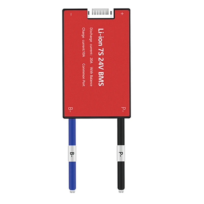 

Hot 7S 24V 40A Lithium Battery Protection Board Li-Ion BMS with Balance Waterproof Board
