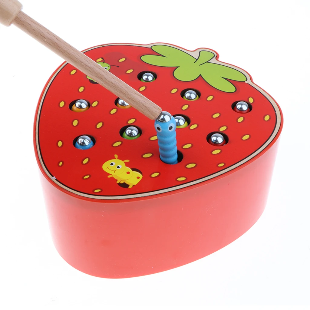 

Development Toys Basic Wood Fishing Travel Bath Tabletop Game Toys