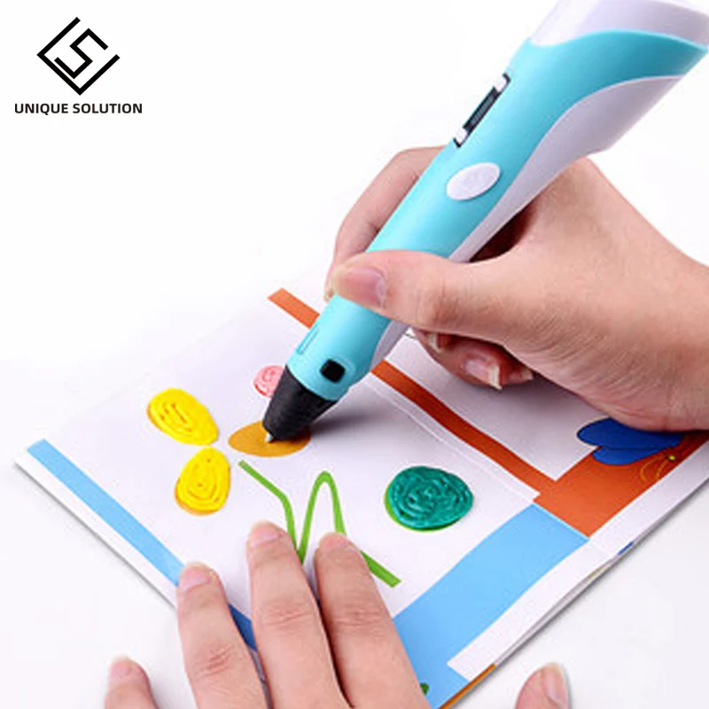 Подарочная 3d ручка со светодиодным экраном для 3D печати сделай сам 100 м пла нить