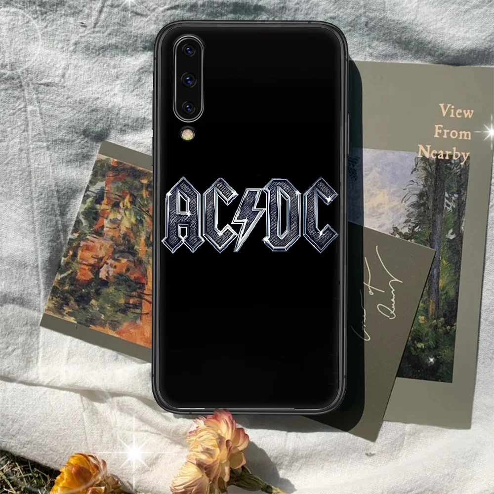

AC DC band rock popular Phone Case Cover For Samsung Galaxy A10 A11 A20 E A21 A30 A40 A41 A50 A51 A70 A71 A81 S 4G 5G black