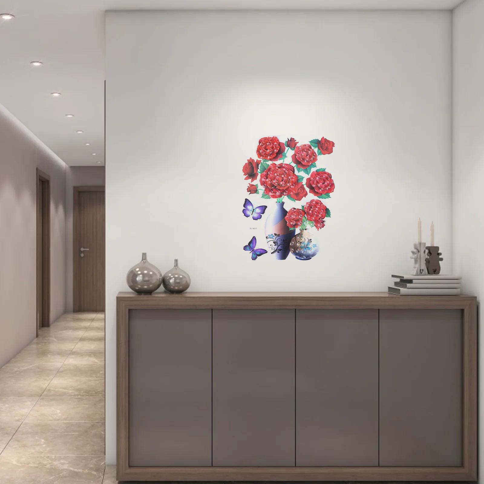 

DIY Plant Vase 3D Stereo Stickers Self-Adhesive Wall Refrigerator Decoration decoracion hogar moderno