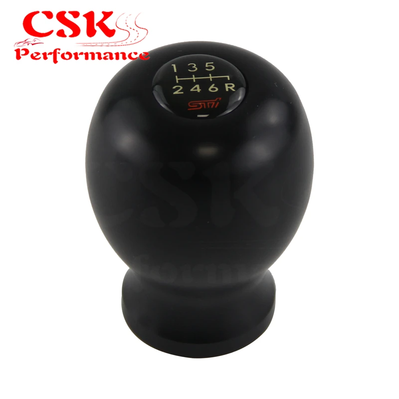 

6MT Shift Knob Legacy GDA GDB GC8 BLACK FOR JDM Su baru WRX Impreza STI 6MT Shift Knob Car gear knob