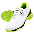 Мужские кроссовки с сеткой, дышащие, Нескользящие, водонепроницаемая обувь для гольфа, с пряжкой, спортивная обувь