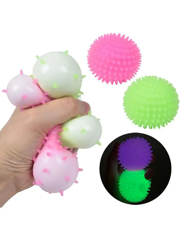 Детская Непоседа сенсорные шарики светятся в темноте Squeeze успокаивающее игрушки