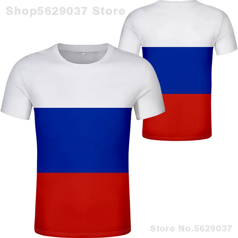 RUSSIA t shirt free custom made name number rus socialist t-shirt flag russian cccp ussr diy rossiyskaya ru soviet union clothes | Мужская