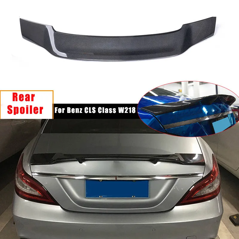 Спойлер для Mercedes Benz CLS Class W218 CLS350 CLS400 CLS500 CLS63 AMG седан из углеродного волокна