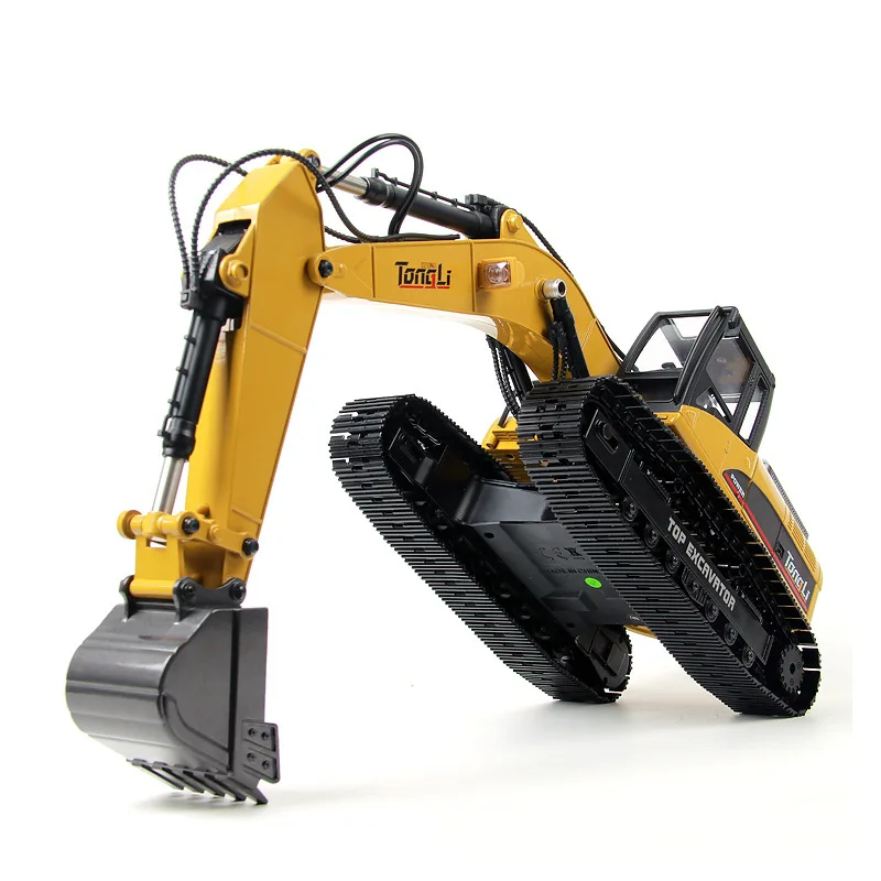 

Tong Li 23 channel Huiduo 580 excavator all metal remote control vehicle remote control toy excavator engineering vehicle model