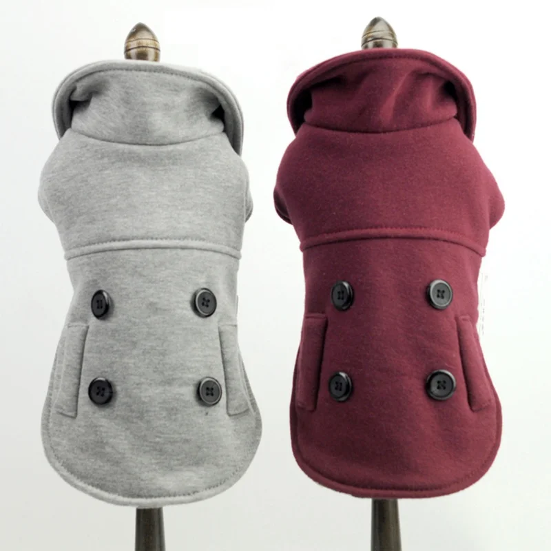 

Pet Dog Winter Warm Clothes Small Medium Dogs Chihuahua Clothing Pet Puppy Yorkie Coat Jacket British Style Cloak