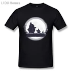 LIDU лунный свет полета Акуна Тоторо 2018 Повседневное футболка горячая Распродажа Тоторо футболка 100% хлопковые футболки с круглым вырезом