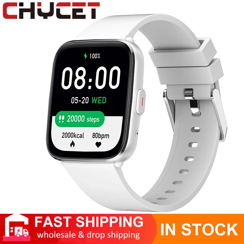 

CHYCET Smart Watch Men Women Sleep Sport Heart Rate Fitness Tracker Monitor IP67 Waterproof Clock Smartwatch for IOS Android