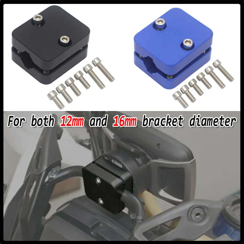 Кронштейн крепления для телефона и GPS навигатора BMW R1200GS LC ADV R1250GS S1000XR CRF1000L черный 12