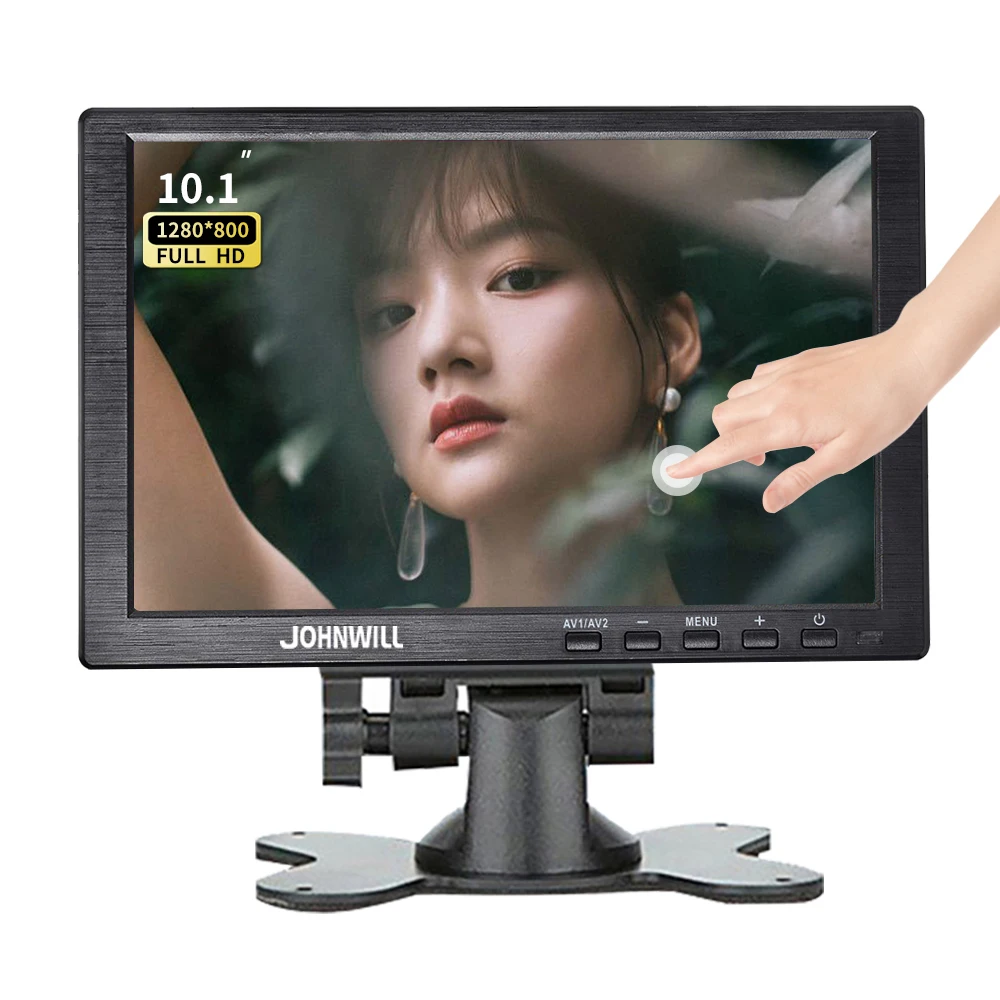 10 1 дюймовый HD сенсорный монитор BNC VGA HDMI вход для PS5/PS4 CCTV видеонаблюдения с
