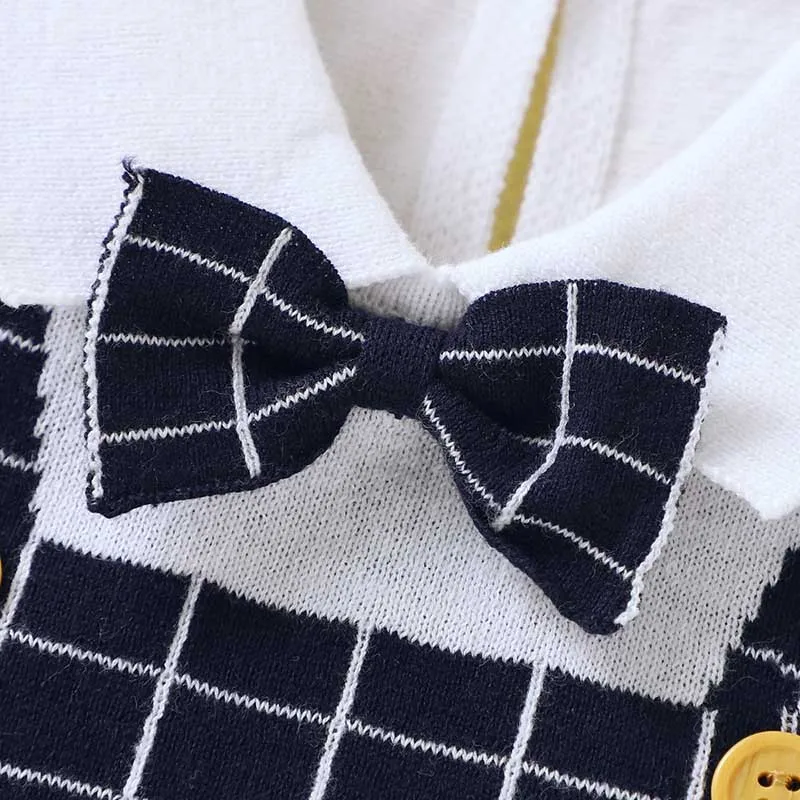 

Baby Boys Bodysuits Gentleman Plaid Birthday Party Clothes Toddler Boys Jumpsuit Newborn Clothing Summer Short Sleeve Romper