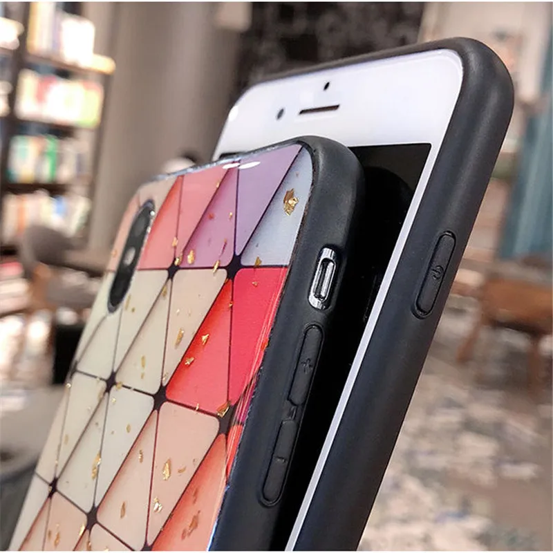 Чехол для iPhone X Xs max XR 5 5S se 6 6S Plus Роскошный чехол телефона Apple 7 8 Plus|Чехлы-накладки| |