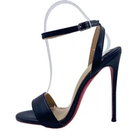 customized color matte leather brief x cross strap 6cm8cm10cm12cm super high heels women sandals shoes