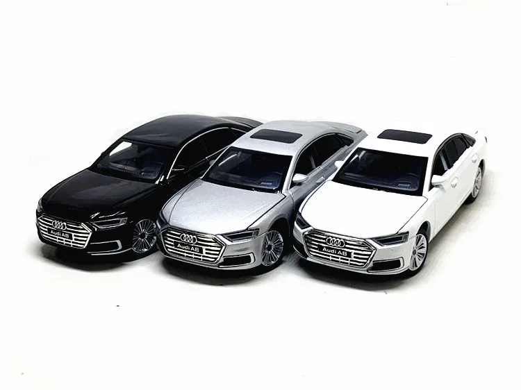 Модель автомобиля Audi A8 литая автомобиль со звуком и подсветильник кой