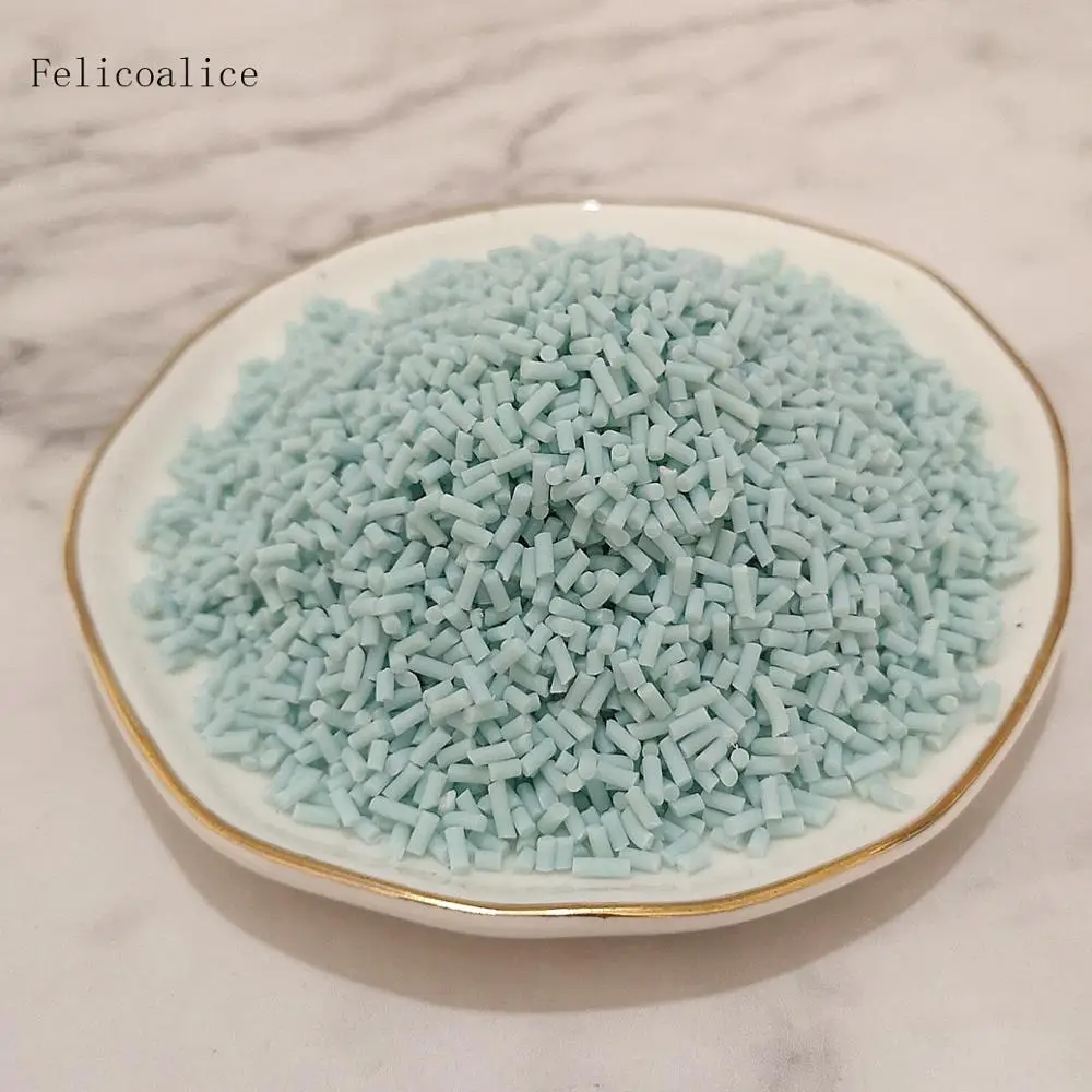Blue 100g 100 г светильник пастельных цветов слизи глина поддельные конфеты Сладости сахар посыпать украшение для поддельного торта десерт еда частицы наполнитель игрушки - Цвет: Blue 100g