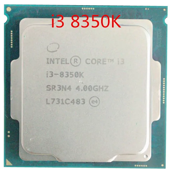 Процессор Intel Core8 для ПК I3 8350K LGA 1151 Nano четырехъядерный процессор 14 бесплатная
