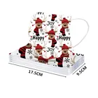 5 шт. Рождественская маска, рождественские украшения для дома, фотообои на 2021 год, новый год 2022, Рождество 2021