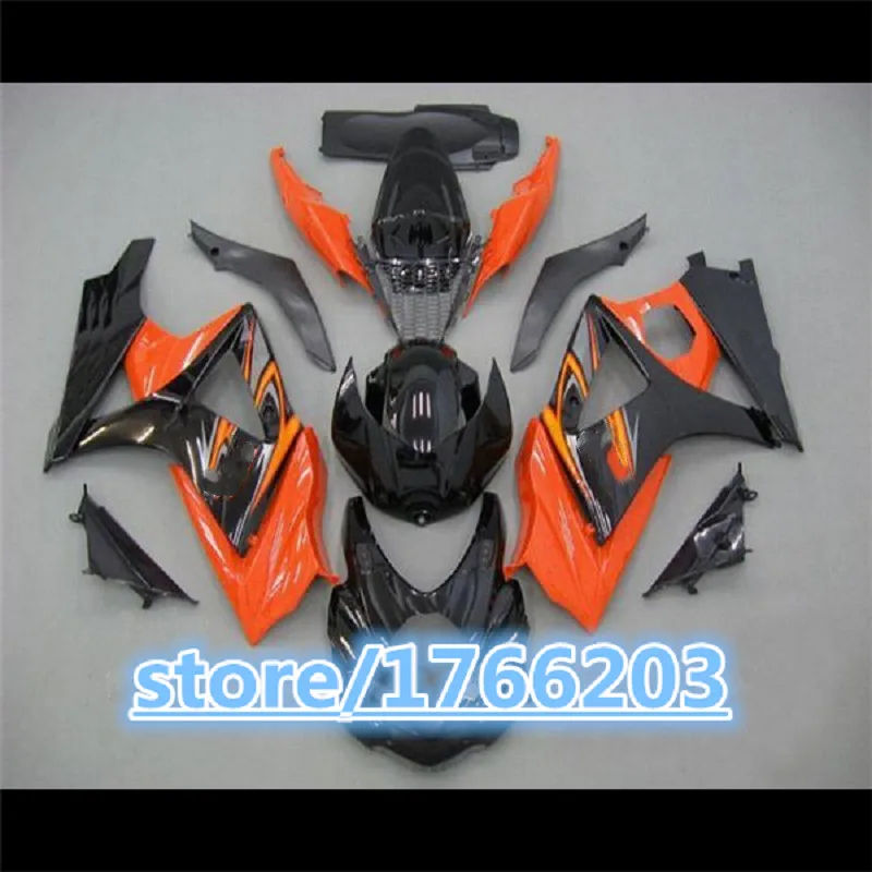 

Orange black ABS Fairing Kit Fit For SUZUKI GSXR1000 2007-2008for SUZUKI GSXR1000 07 08 fairings