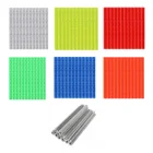 Спицевые отражатели 12 шт., отражатель для велосипедных колес, рефлектор для спиц, Зажимная трубка для езды на велосипеде, фиксированная Шестерня для горного велосипеда