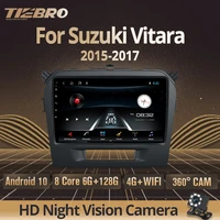 tiebro ips screen car radio for suzuki vitara 2015 2016 2017 2din android10 car multimedia video player gps audio radio 6g128g