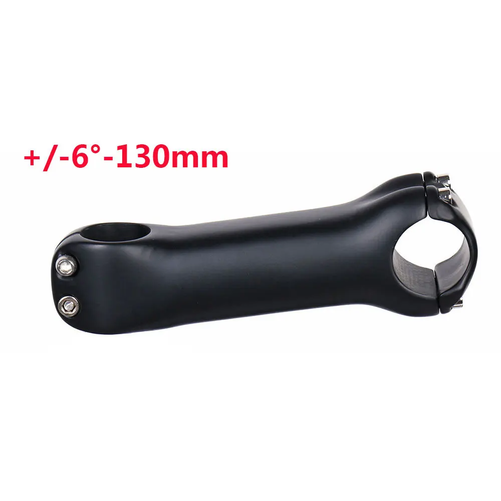 6Degree130mm-2107 ELITA один велосипедный стержень углеродное волокно MTB/дорожный велосипед стержень 6/17 градусов 31,8 мм руль стержень UD/черный 70-130 мм - Цвет: 6Degree130mm-2107