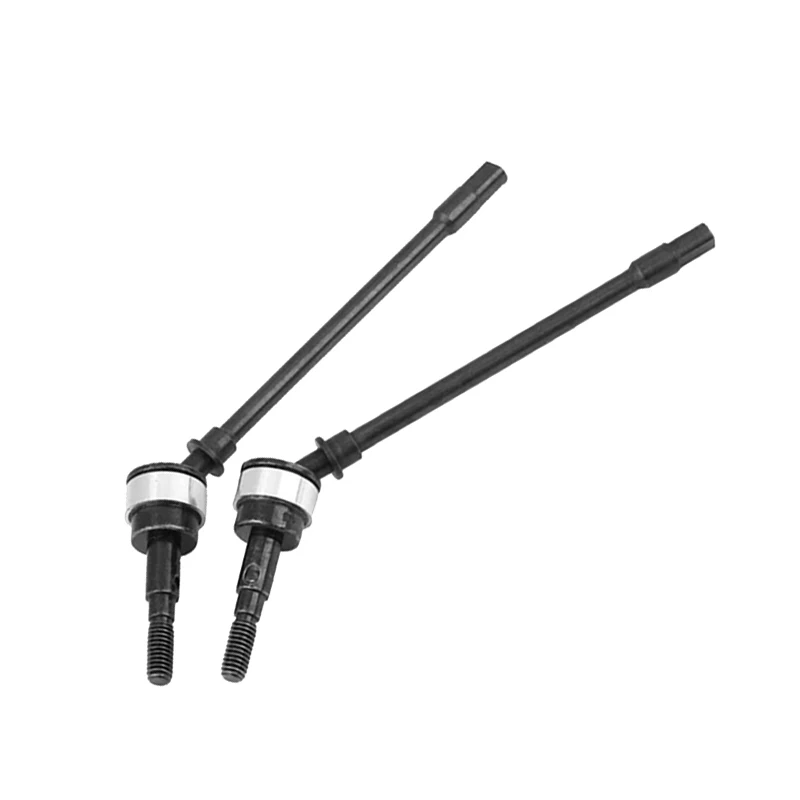 

2PCS Hard Steel Front Axle CVD Drive Shaft Dog Bone for 1/10 RC Track Axial SCX10
