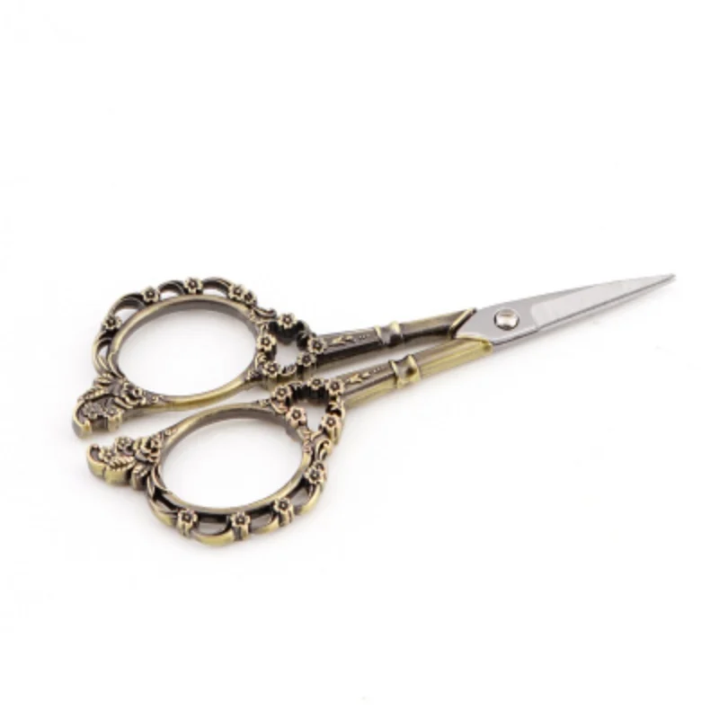 Домашние изысканные Ретро Швейные ножницы из нержавеющей стали европейские