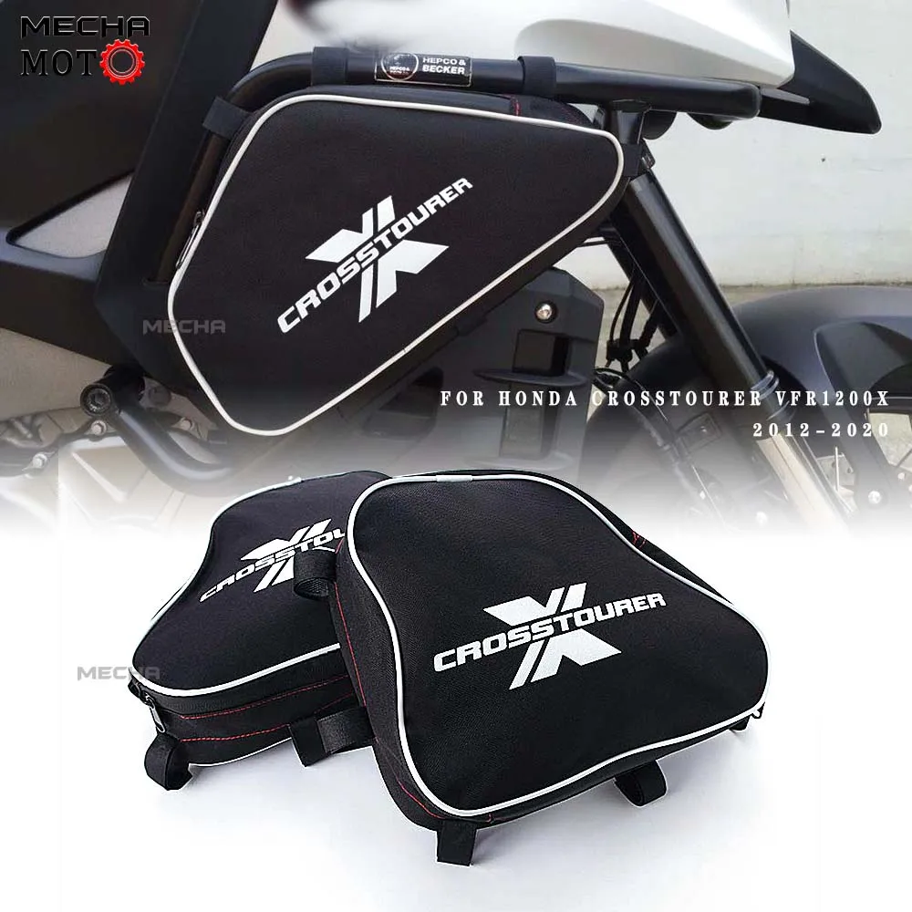 

Tool Bag For Honda Vfr1200x Crosstourer Motorcycle Frame Original Bumper Repair Placement Sports Nylon Black Waterproof Bags