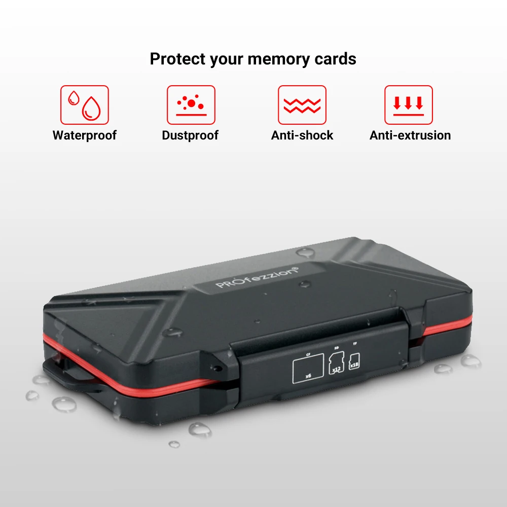 Чехол для карт памяти SD/Micro SD/TF/CF водостойкий | Компьютеры и офис