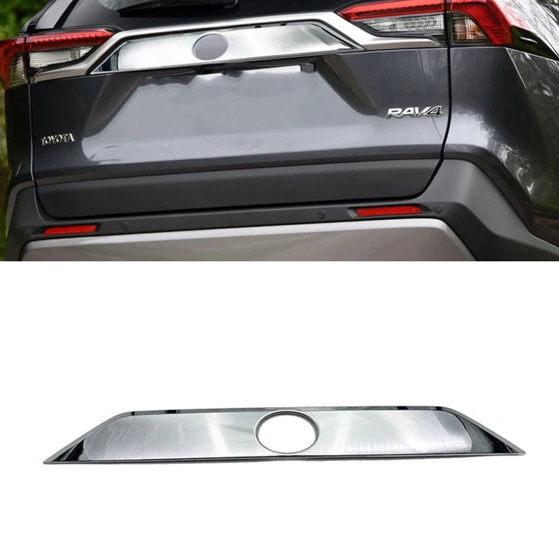 Высокое качество ABS хромированный задний багажник стример ворота отделка для Toyota