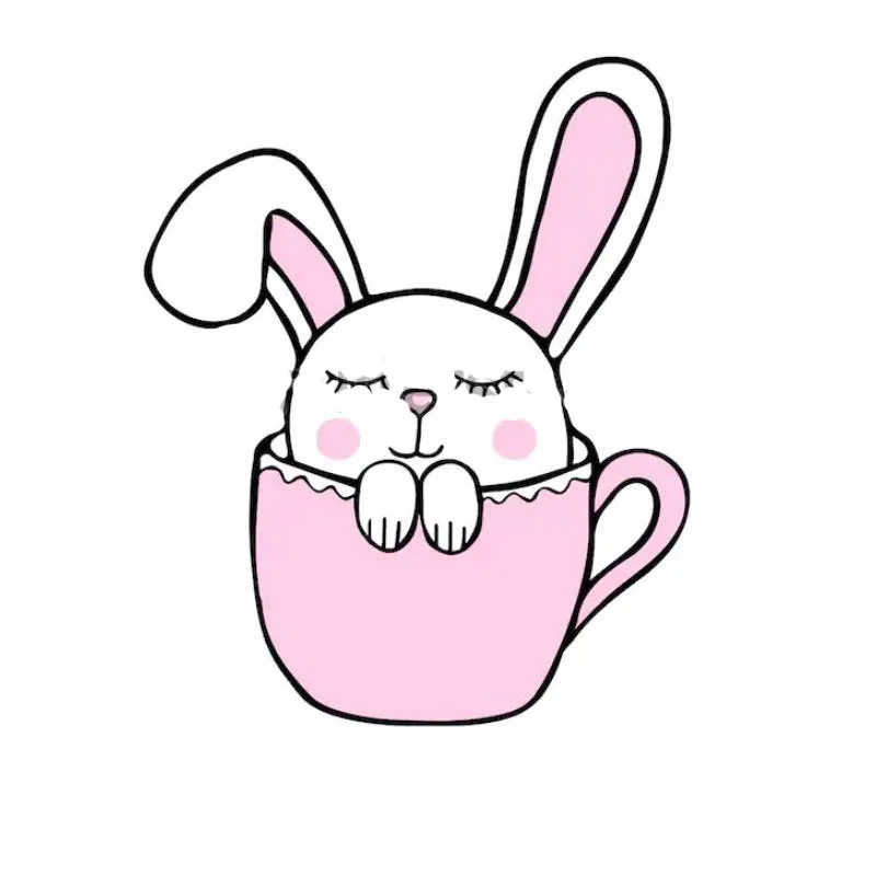 Металлические Вырубные штампы Teacup Bunny для детской яркости фотоальбом|Вырубные