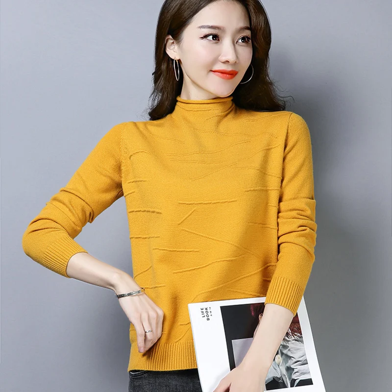 

New Winter Fall Sweater Knitted Christmas Casual Pullover Women Long Sleeve Womens Sweater Pullover Jumpers Mujer Pull Femme
