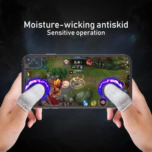RETROMAX пальчиковые Игровые перчатки для PUBG/MOBA/iPhone/Android/iOS мобильный телефон/планшет нескользящие/анти-пот дышащие перчатки для пальцев